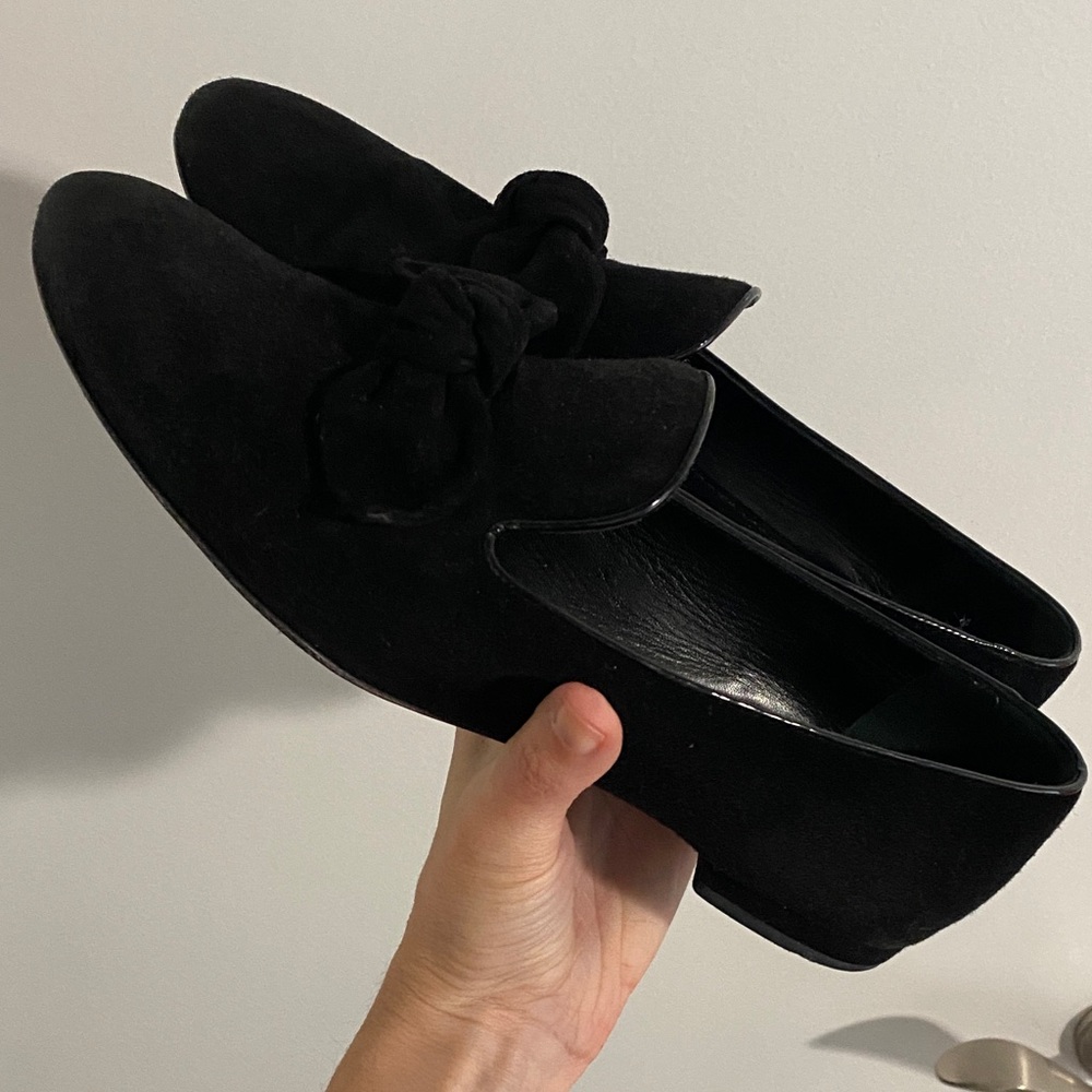 Louis Vuitton Black Suede Loafers - Picture 4 of 9